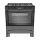 Fogão 5 Bocas a Gás Mueller MFI5BC Mesa de Aço Esmaltado e Acendimento Automático Preto Bivolt
