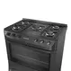 Fogão 5 Bocas a Gás Mueller MFI5BC Mesa de Aço Esmaltado e Acendimento Automático Preto Bivolt