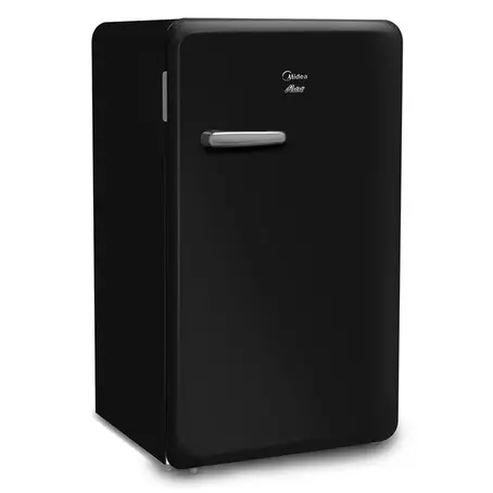 Frigobar Retrô Midea 95 Litros MRV10P1 Preto Ônix 110V