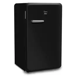 Frigobar Retrô Midea 95 Litros MRV10P1 Preto Ônix 110V