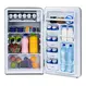 Frigobar Retrô Midea 95 Litros MRV10P1 Preto Ônix 110V