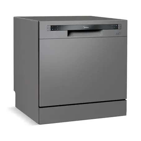 Lava Louças Midea 8 Serviços DWA08S1 com Ciclo Higienizador Cinza 110V