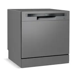 Lava Louças Midea 8 Serviços DWA08S1 com Ciclo Higienizador Cinza 110V