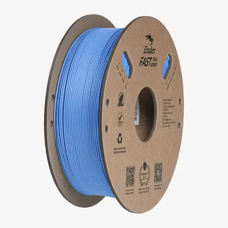 Filamento PLA para Impressora 3D Creality Ender Fast PLA 1 Kg/Rolo 1.75 mm Azul Claro