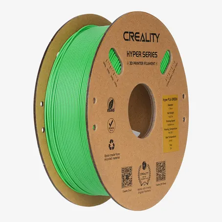 Filamento PLA para Impressora 3D Creality Hyper Fast PLA 1 Kg/Rolo 1.75 mm Verde