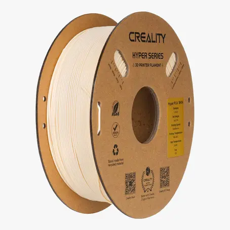 Filamento PLA para Impressora 3D Creality Hyper Fast PLA 1 Kg/Rolo 1.75 mm Cor de Pele