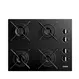 Cooktop 4 Bocas Consul a Gás CD060BE Mesa de Vidro Preto Bivolt