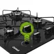 Cooktop 4 Bocas Consul a Gás CD060BE Mesa de Vidro Preto Bivolt