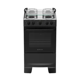 Fogão 4 Bocas à Gás Atlas Mônaco Plus Acendimento Automático e Mesa de Inox Preto Bivolt