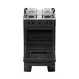 Fogão 4 Bocas à Gás Atlas Mônaco Plus Acendimento Automático e Mesa de Inox Preto Bivolt