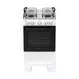 Fogão 4 Bocas à Gás Atlas Mônaco Plus Acendimento Automático e Mesa de Inox Branco Bivolt