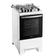 Fogão 4 Bocas a Gás Dako Supreme com Acendimento Automático Mesa Inox Branco Bivolt