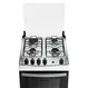 Fogão 4 Bocas a Gás Dako Supreme com Acendimento Automático Mesa Inox Branco Bivolt