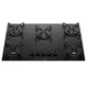 Cooktop 5 Bocas a Gás Atlas Agile Up com Mesa de Vidro e Queimador Mega Chama Preto Bivolt