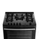 Fogão 5 Bocas a Gás Dako Supreme Glass com Acendimento Automático Mesa de Vidro Preto Bivolt