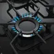 Fogão 5 Bocas à Gás Mueller Decorato Vetro G3 Acendimento Automático Mesa em Vidro Preto Bivolt
