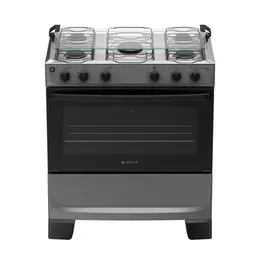 Fogão 5 Bocas à Gás Atlas Mônaco Plus Acendimento Automático e Mesa de Inox Titanium Bivolt