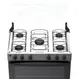 Fogão 5 Bocas à Gás Atlas Mônaco Plus Acendimento Automático e Mesa de Inox Titanium Bivolt