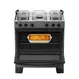 Fogão 5 Bocas à Gás Atlas Mônaco Plus Acendimento Automático e Mesa de Inox Titanium Bivolt