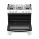 Fogão 5 Bocas à Gás Atlas Mônaco Plus Acendimento Automático e Mesa de Inox Branco Bivolt