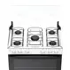 Fogão 5 Bocas à Gás Atlas Mônaco Plus Acendimento Automático e Mesa de Inox Branco Bivolt