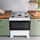 Fogão 5 Bocas à Gás Atlas Mônaco Plus Acendimento Automático e Mesa de Inox Branco Bivolt