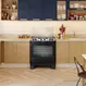 Fogão 5 Bocas a Gás Mueller MFI5BF Mesa Inox e Acendimento Automático Tripla Chama Preto Bivolt