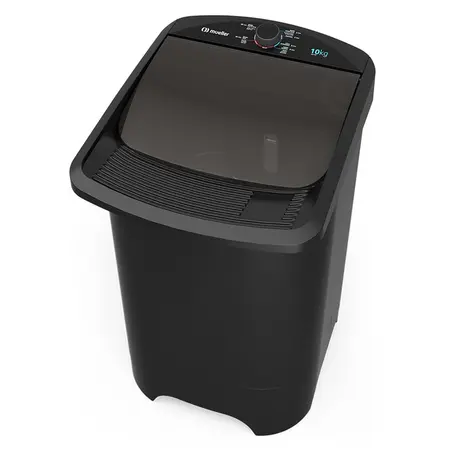 Tanquinho Mueller 10 Kg MLT10C Lavagem por Turbilhonamento Preto 110V