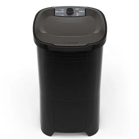 Tanquinho Mueller 14 Kg MLT14B Lavagem por Turbilhonamento Preto 110V