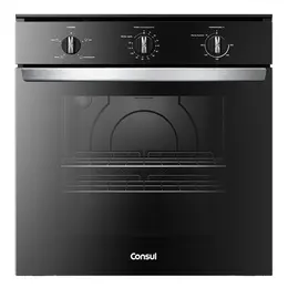 Forno Elétrico de Embutir 84 L Consul COB84BE com Grill e Timer Autodesligamento Preto 110V