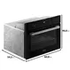 Forno Elétrico de Embutir 52 Litros Dako Supreme Digital Preto 110V