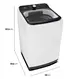 Máquina de Lavar Midea 13Kg MA512W130A/WK-04 Wave Agitator Sistema Anti-impacto Branco 110V