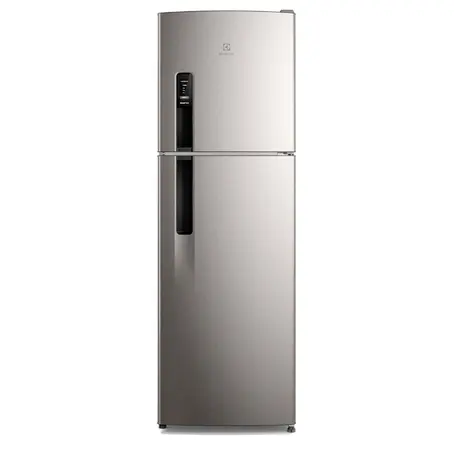 Geladeira Frost Free Electrolux 400 Litros IF44S Duplex AutoSense Inverter Inox Look 110V