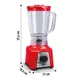 Liquidificador Arno Power Mix Essential LQ18 Jarra de 2,4 Litros 3 Velocidades 700W Vermelho 110V