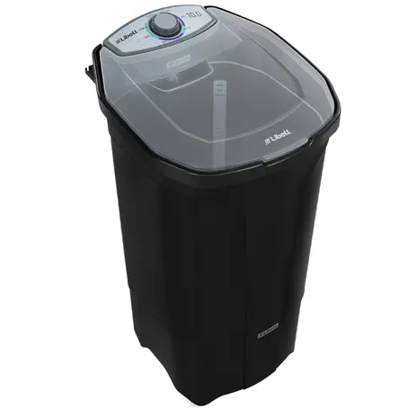 Tanquinho Libell 10 kg LL1000 com Lavagem por Turbilhonamento 5 Programas de lavagem Preta 110 V