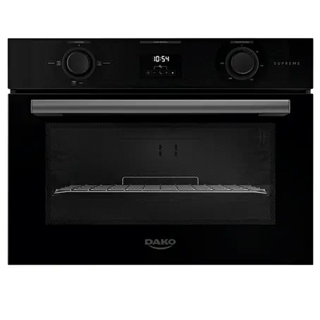 Forno Elétrico de Embutir 52 litros Dako Supreme com Timer Digital Painel Analógico Preto 220V