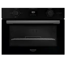 Forno Elétrico de Embutir 52 litros Dako Supreme com Timer Digital Painel Analógico Preto 220V