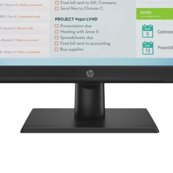 Monitor LED 18,5'' HP HD VGA V19B Hp