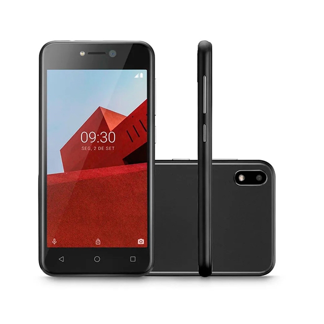 Smartphone Multilaser E P9101 16GB 3G Tela 4'' Câmera 5MP Frontal 5 MP  Android 8.1 Preto - Multilaser
